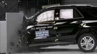 Must see - 2014 Mercedes ML in small overlap IIHS crash test