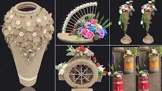 5 Jute craft ideas | Home decorating ideas handmade | #4