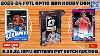 2023-24 FOTL OPTIC DONRUSS NBA HOBBY BOX DUTCH AUCTION LIVE