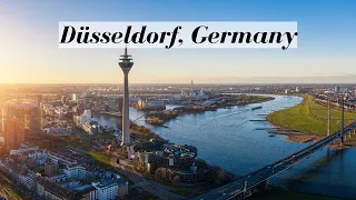 Düsseldorf, Germany Tour by drone [4k]