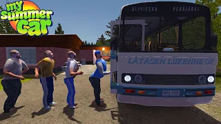 DRIVABLE BUS - YOU CAN BE A BUS DRIVER - My Summer Car (Mod) #236 | Radex