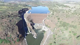 Aerial Footage of Iron Gate Dam - Option 4