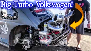 Big Turbo Volkswagen in No Prep!!