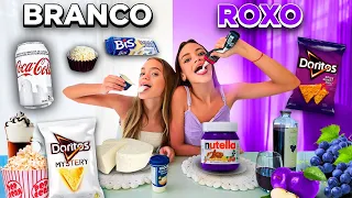 COMENDO ROXO VS BRANCO POR 24 HORAS