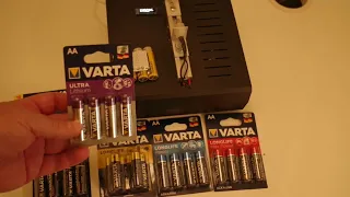 AA Battery testing: Varta primary (non-rechargeable) batteries