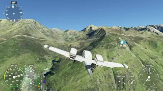 Pic du midi, aéroport de Castillon de la Laquette, France, Pyrénées, Microsoft Flight Simulator 2020