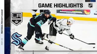 Kings @ Kraken 1/15/22 | NHL Highlights 2022