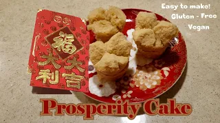 Grandma's Prosperity Cup Cake (Fa Gao) for Chinese Lunar New Year - Gluten Free Recipe