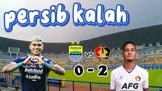 Persib vs persik❗ akhirnya persib mengalami kekalahan pertama di era bojan hodak‼️😢