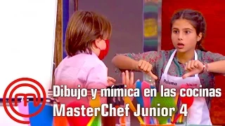 Dibujo y mímica en las cocinas | MasterChef Junior 4 | Programa 3
