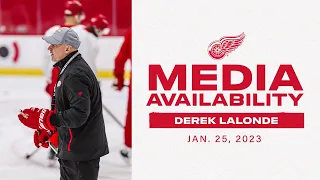 Derek Lalonde on the Red Wings Fathers and Mentors Trip