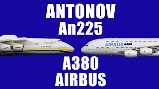 Which is Bigger ? Antonov AN225 vs Airbus A380