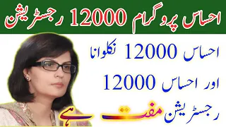 احساس پروگرام 12000 کی رجسٹریشن 2022 میں بالکل مفت کروائیں