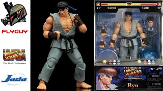 Jada Toys Ultra Street Fighter II The Final Challengers Ryu Player 2 Action Figure Review FLYGUYtoys