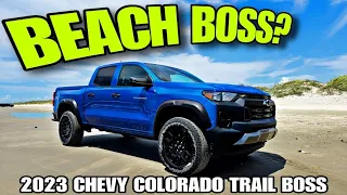 2023 Chevy Colorado Trail Boss in soft sand! Beach Worthy off-roading on Padre Island!