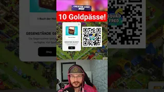 10 GOLDPÄSSE FÜR EUCH! 😍 Clash of Clans