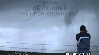 3/27/2004 Okarche OK Tornado Stock Video.