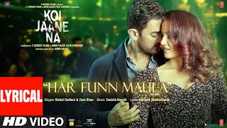 Har Funn Maula (Lyrical Song) Koi Jaane Na| Aamir Khan | Elli A |Vishal D Zara K Tanishk B Amitabh B