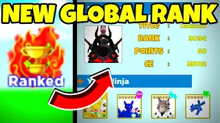 NEW GLOBAL RANK UPDATE IS HERE in Roblox Anime Ninja War Tycoon