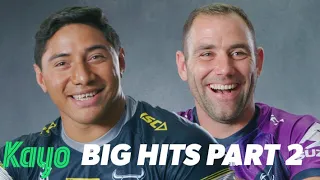 Footy Stars React | Big Hits of the Decade Part 2 | NRL | Kayo