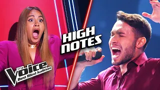 Sensational HIGH NOTES Blind Auditions on The Voice