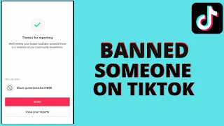 How to banned someone on tiktok (2023)