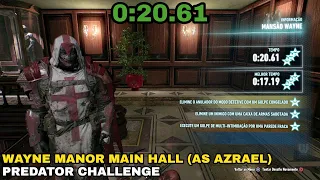 Batman: Arkham Knight - Wayne Manor Main Hall (as Azrael) - Predator Challenge