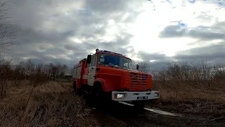 Горить трава в селі Олешків🚒