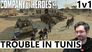 Trouble in Tunis - Company of Heroes 3 - 1v1 (Hans vs Victorique)