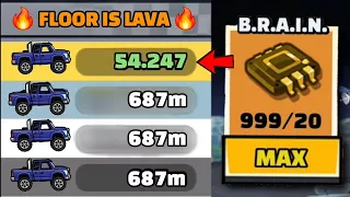 I FINISH HARD MAP "FLOOR IS LAVA🔥" IN COMMUNITY SHOWCASE - Hill Climb Racing 2