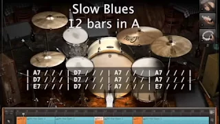 Slow Blues Backing Track - A7 12 bar blues