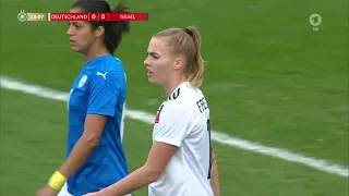 Frauenfussball WM 2023 Quali Deutschland   Israel 1  Halbzeit