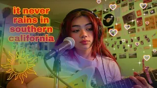 it never rains in southern california by albert hammond - cover