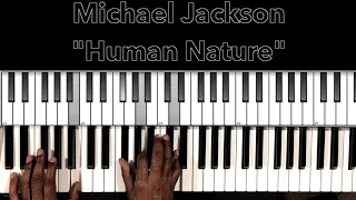 Michael Jackson "Human Nature" Piano Tutorial