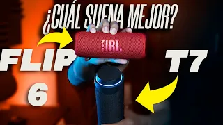 ¿LES FALTAN BAJOS? | COMPARATIVA JBL FLIP 6 VS TRONSMART T7