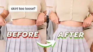 Easy Hack to Fix a Loose Skirt! #Shorts