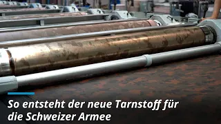 So entsteht der neue Tarnstoff für die Schweizer Armee