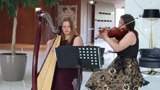 Rihanna - Love on the Brain | Harp & Violin Cover | Scherzo Bulgaria | Дуо Арфа и Цигулка | София