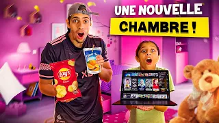 24H dans la CHAMBRE de Myriam 😄 ( Sa nouvelle chambre est stylé)