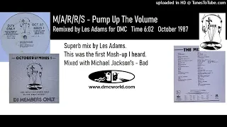 MARRS - Pump Up The Volume (DMC Remix by Les Adams Oct 1987)