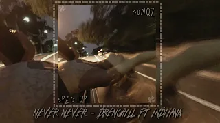 never never - drenchill ft indiiana {sped up}
