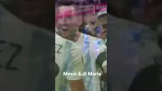 Messi & di Maria 💙🤍