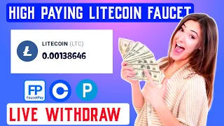 Unlimited LITECOIN Earning Website | Free LITECOIN Faucet | Crypto Terminal