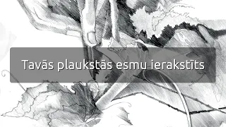 Tavās plaukstās esmu ierakstīts