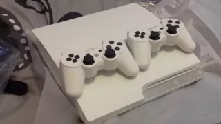 WHITE PS3 Slim 320Gb unboxing (Playstation 3)