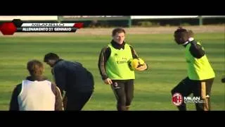 Milanello Allenamento 21-01-2014 Part 2