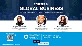 Alumni Career Conversation: Careers in Global Business