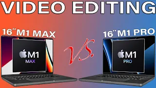 M1 MAX MacBook Pro vs. M1 PRO MacBook Pro - Video Editing Comparison. M1 MAX vs. M1 PRO