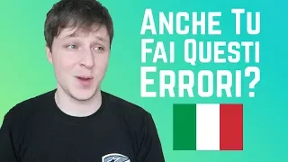 7 Errori Comuni Degli Italiani In Italiano