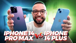 iPhone 14 Plus vs iPhone 14 Pro Max | qual é o MELHOR? comparativo!